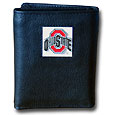 Ohio St. Buckeyes Leather Tri-fold Wallet